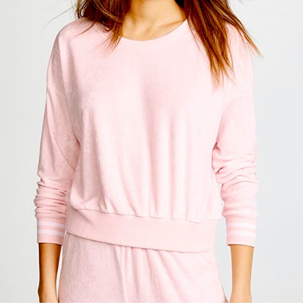 🆕VELOUR LOUNGE SWEATSHIRT SIZE SMALL